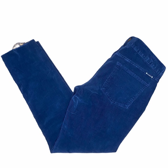 Lucky Brand Zoe Skinny Raw Hem Corduroy Pants - Picture 8 of 9